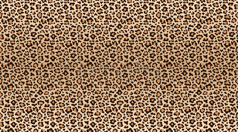 Modèle d'impression de léopard Modèle sans couture de peau de léopard Texture à la mode de fourrure de guépard