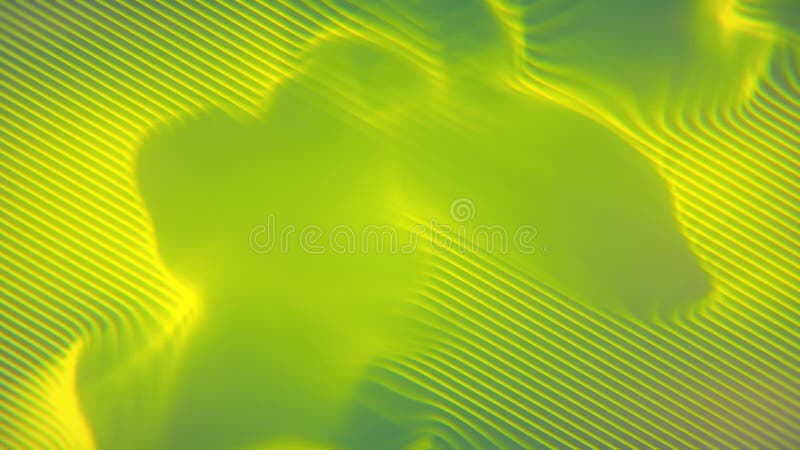 Modèle d'onde abstraite vert 3d rendu animation numérique 4k illustration de vecteur