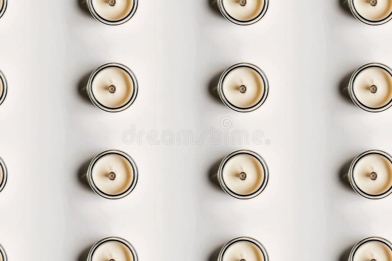 Modèle de bougie minimaliste sans faille illustration libre de droits