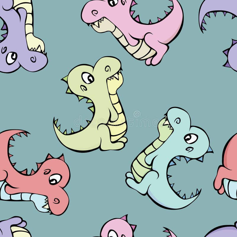 Modèle de dinosaure illustration de vecteur Modèle de dinosaure illustration de vecteur