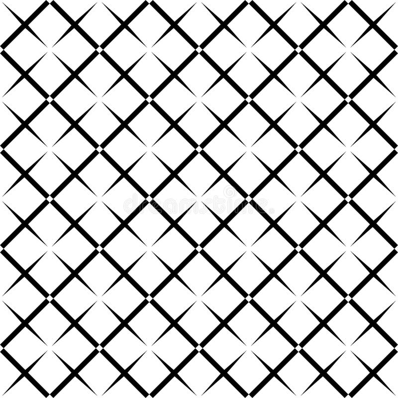 Modèle de grille carré noir et blanc abstrait sans couture - la conception tramée de fond de vecteur de la diagonale a arrondi de illustration stock Modèle de grille carré noir et blanc abstrait sans couture - la conception tramée de fond de vecteur de la diagonale a arrondi de illustration stock
