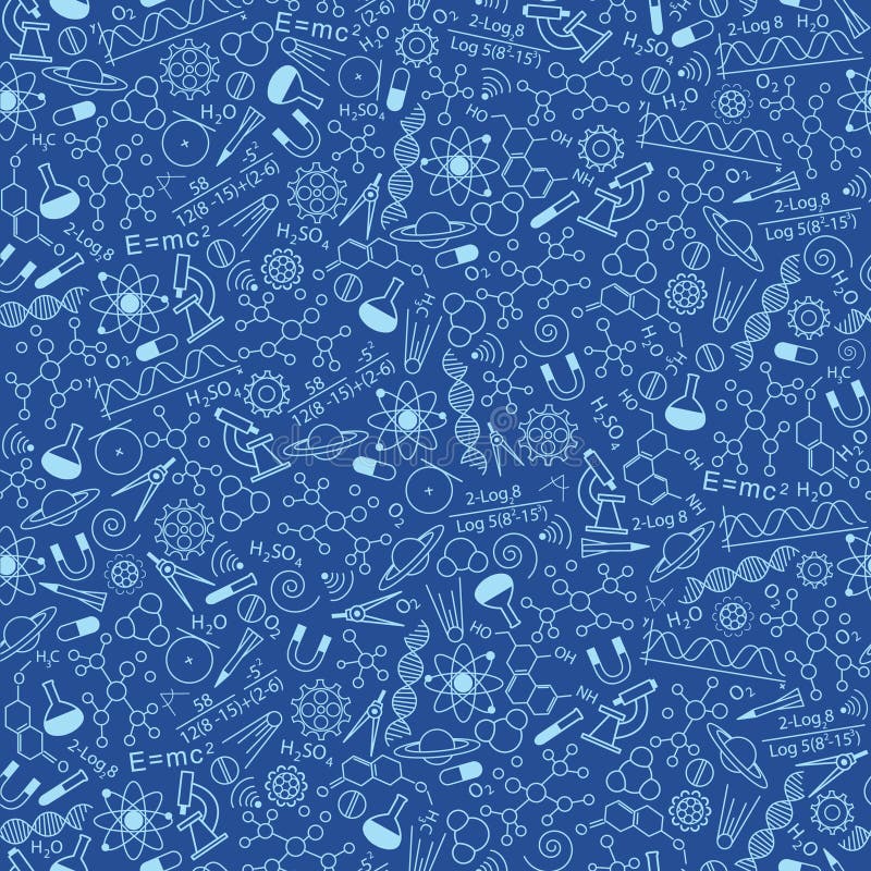 Modèle de la Science illustration libre de droits Modèle de la Science illustration libre de droits
