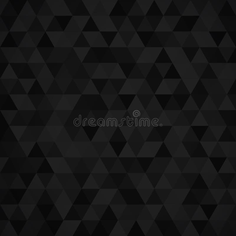 Modèle de mosaïque géométrique de triangle noire illustration de vecteur Modèle de mosaïque géométrique de triangle noire illustration de vecteur