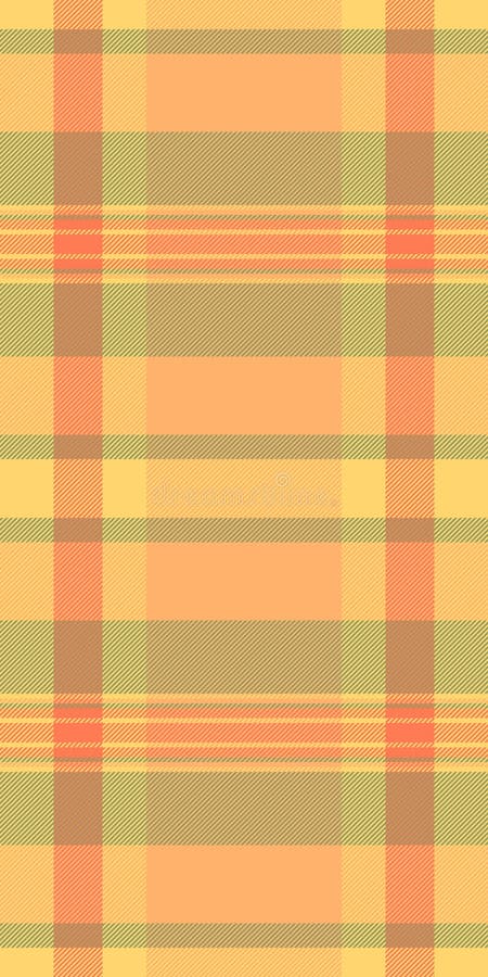 Modèle de plaid automnal chaud. Des teintes d'olive molle et de jaune pâle créent une atmosphère rustique confortable idéale pour illustration de vecteur