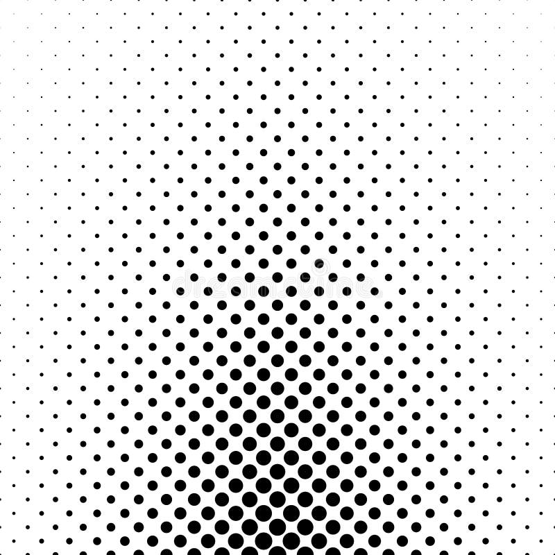 Modèle de point monochrome abstrait de polka - conception géométrique de fond de vecteur illustration libre de droits Modèle de point monochrome abstrait de polka - conception géométrique de fond de vecteur illustration libre de droits