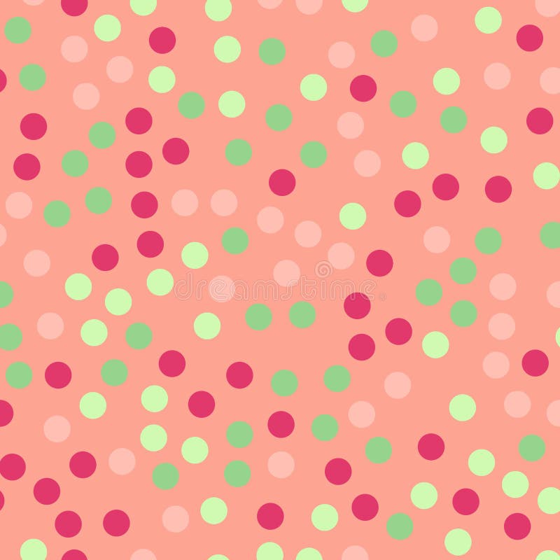 Modèle de points coloré de polka sur le fond lumineux illustration de vecteur Modèle de points coloré de polka sur le fond lumineux illustration de vecteur
