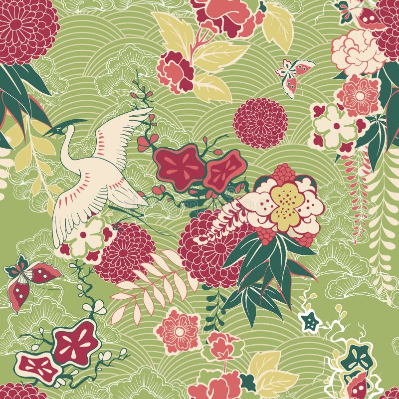 Modèle en soie oriental illustration de vecteur