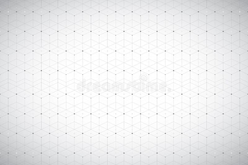 Geometric pattern with connected line and dots. Grey graphic background connectivity. Modern stylish polygonal backdrop for your design. Vector illustration. Geometric pattern with connected line and dots. Grey graphic background connectivity. Modern stylish polygonal backdrop for your design. Vector illustration