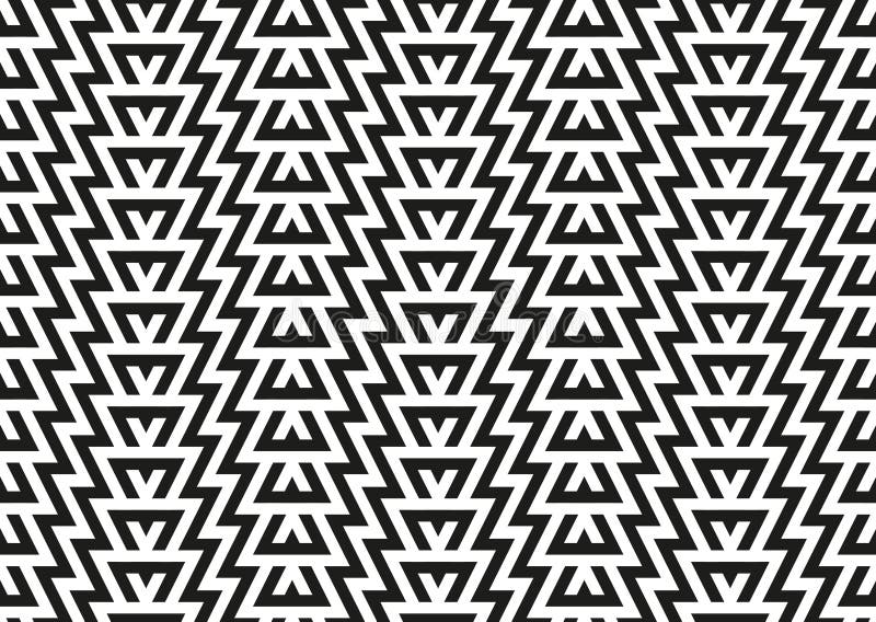 Motif géométrique abstrait et sans couture illustration libre de droits