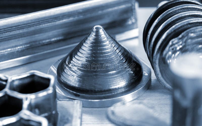 Modèle imprimé imprimante 3d à partir d'objet métallique créé imprimante 3d fusion métal photographie stock libre de droits