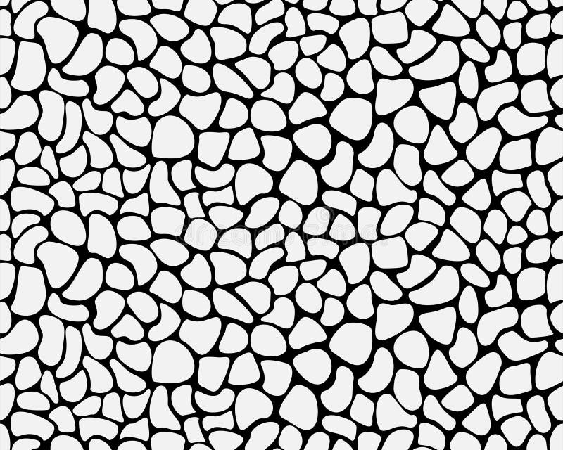 Modèle irrégulier abstrait sans couture de pavé rond Cuir de vecteur ou texture de pavé illustration stock Modèle irrégulier abstrait sans couture de pavé rond Cuir de vecteur ou texture de pavé illustration stock