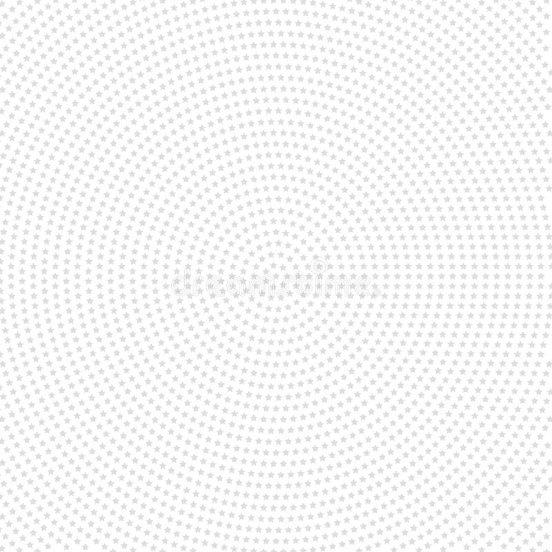 Modèle moderne sans couture de vecteur avec Grey Stars illustration stock Modèle moderne sans couture de vecteur avec Grey Stars illustration stock