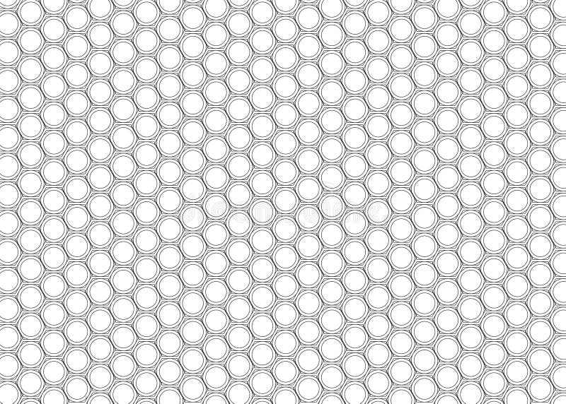 Modèle monochrome de tuile de sortilège illustration de vecteur Modèle monochrome de tuile de sortilège illustration de vecteur