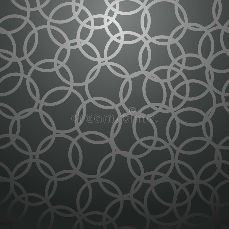 Motif de cercles noirs illustration stock
