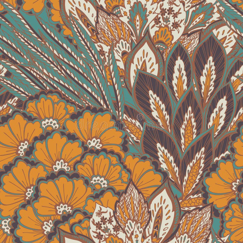 Modèle oriental sans couture de vecteur illustration libre de droits Modèle oriental sans couture de vecteur illustration libre de droits