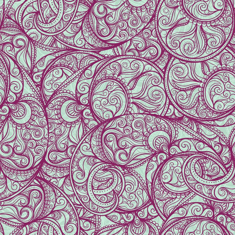 Modèle pourpre de Paisley illustration libre de droits Modèle pourpre de Paisley illustration libre de droits