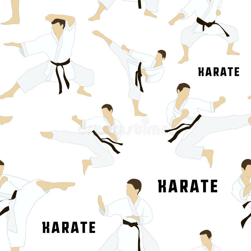 Karate set pattern. Applicable to Karate and Taekwondo. Karate set pattern. Applicable to Karate and Taekwondo.