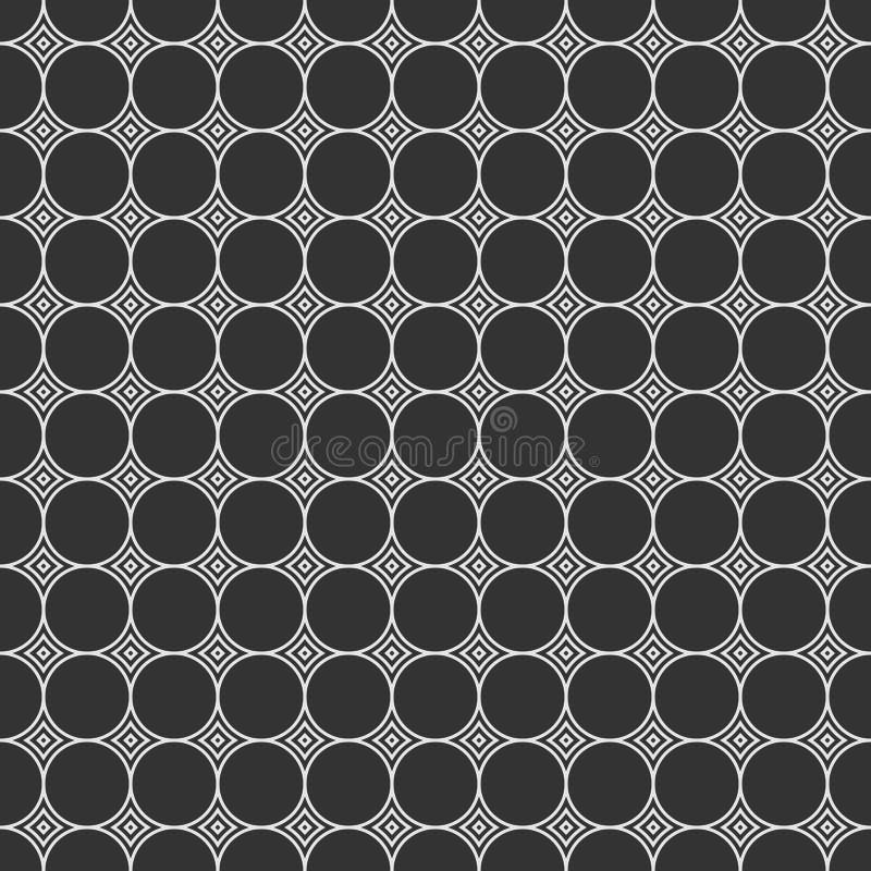 Modèle sans couture abstrait des losanges doux Ornement carrelé régulier des formes géométriques Fond de vecteur illustration libre de droits Modèle sans couture abstrait des losanges doux Ornement carrelé régulier des formes géométriques Fond de vecteur illustration libre de droits