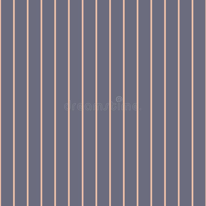 Modèle sans couture avec bandes verticales espacées uniformément dans les tons bleu marine et pêche douce dans un style moderne mi illustration de vecteur