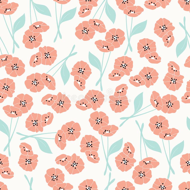Modèle sans couture avec des fleurs et des éléments floraux, la vie de nature illustration de vecteur Modèle sans couture avec des fleurs et des éléments floraux, la vie de nature illustration de vecteur