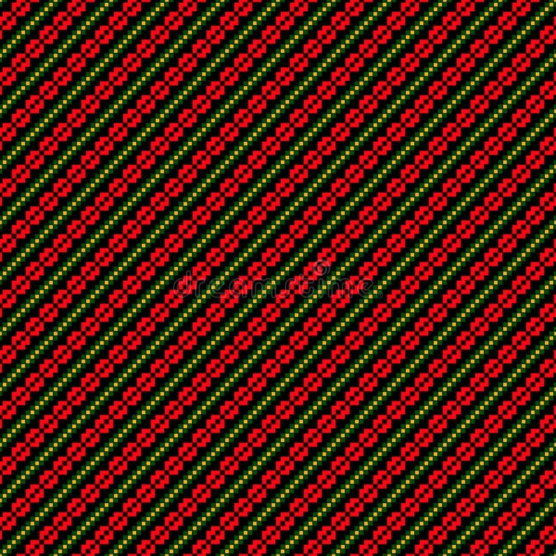 Modèle sans couture avec l'ornement abstrait géométrique ethnique Motifs croisés de broderie de slavic de point illustration de vecteur Modèle sans couture avec l'ornement abstrait géométrique ethnique Motifs croisés de broderie de slavic de point illustration de vecteur