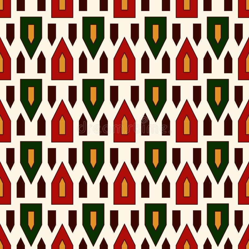 Modèle sans couture avec les triangles stylisées lumineuses sur le fond blanc Chiffres géométriques répétés papier peint illustration de vecteur Modèle sans couture avec les triangles stylisées lumineuses sur le fond blanc Chiffres géométriques répétés papier peint illustration de vecteur