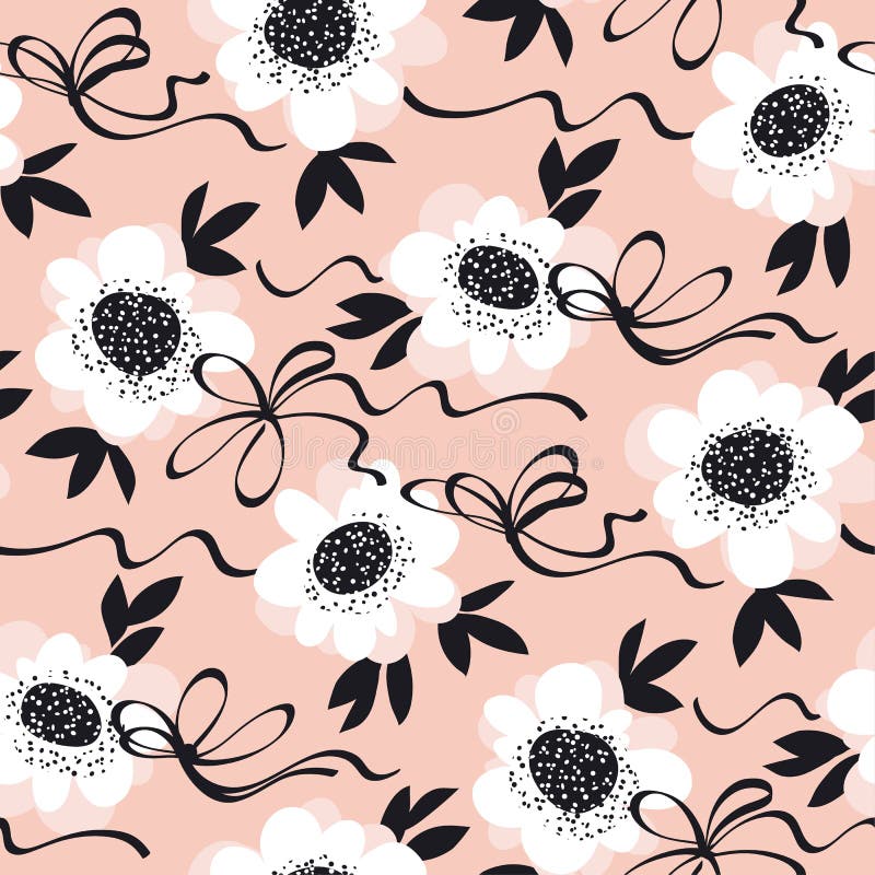 Pale color abstract rose flowers seamless pattern. vector sketch illustration. Pale color abstract rose flowers seamless pattern. vector sketch illustration