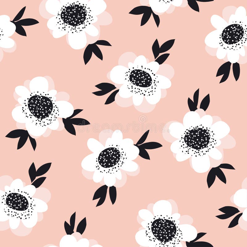 Pale color abstract rose flowers seamless pattern. vector sketch illustration. Pale color abstract rose flowers seamless pattern. vector sketch illustration