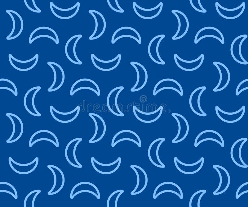 Modèle sans couture d'abrégé sur banane Fond de textile de Geomentic Conception bleue de texture de lune de couleur illustration stock Modèle sans couture d'abrégé sur banane Fond de textile de Geomentic Conception bleue de texture de lune de couleur illustration stock