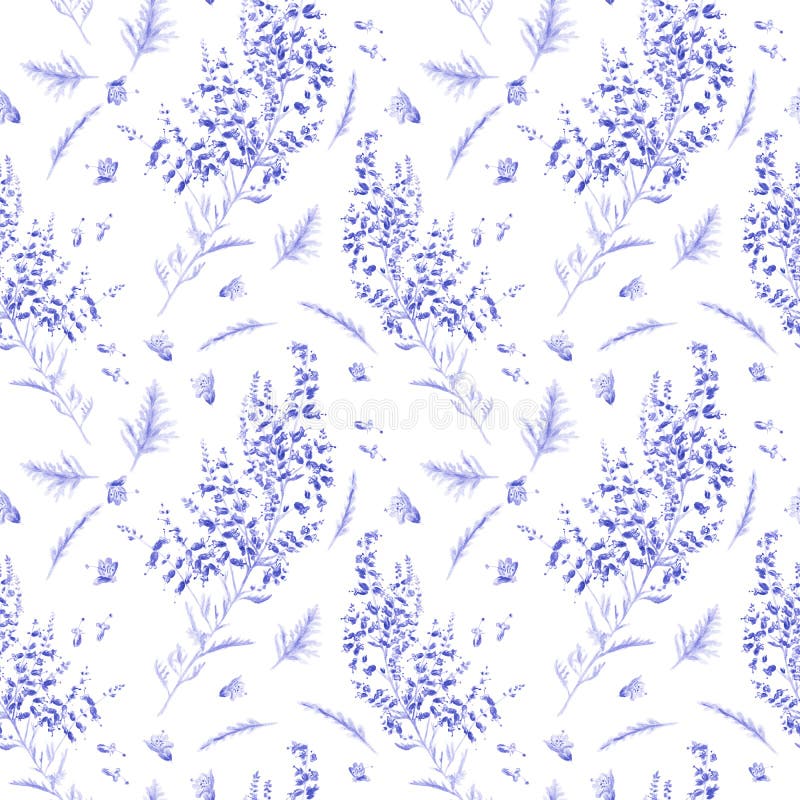 Modèle sans couture d'aquarelle illustration stock Modèle sans couture d'aquarelle illustration stock