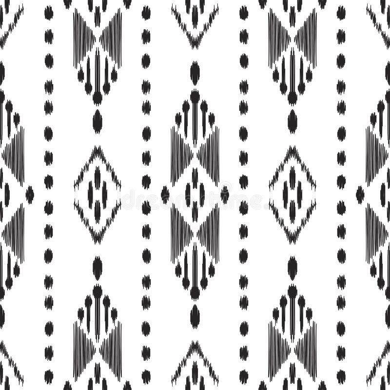 Modèle sans couture d'Ikat 0 8 papiers peints procurables de version de vecteur du fond ENV illustration libre de droits Modèle sans couture d'Ikat 0 8 papiers peints procurables de version de vecteur du fond ENV illustration libre de droits