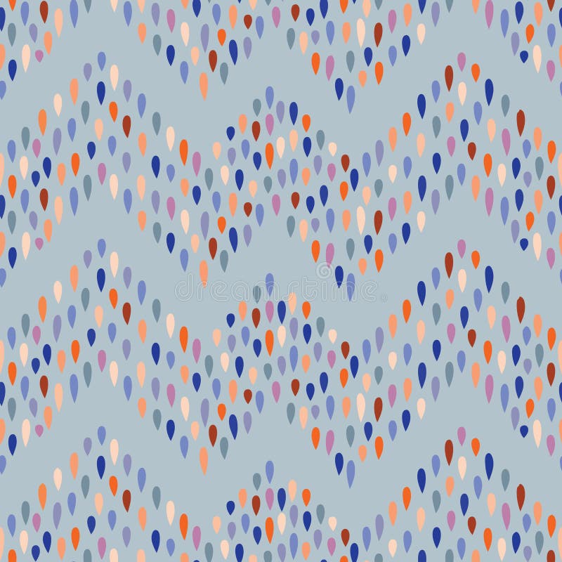 Modèle sans couture de baisse abstraite de l'eau La goutte de pluie pointille le fond Ligne ornement de zigzag illustration de vecteur Modèle sans couture de baisse abstraite de l'eau La goutte de pluie pointille le fond Ligne ornement de zigzag illustration de vecteur