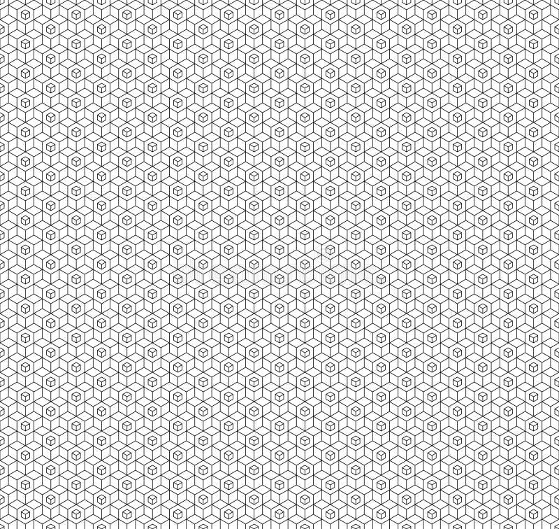 Modèle sans couture de cube géométrique abstrait Fond minimalistic simple de conception graphique, ornement de tissu Vecteur illustration de vecteur Modèle sans couture de cube géométrique abstrait Fond minimalistic simple de conception graphique, ornement de tissu Vecteur illustration de vecteur
