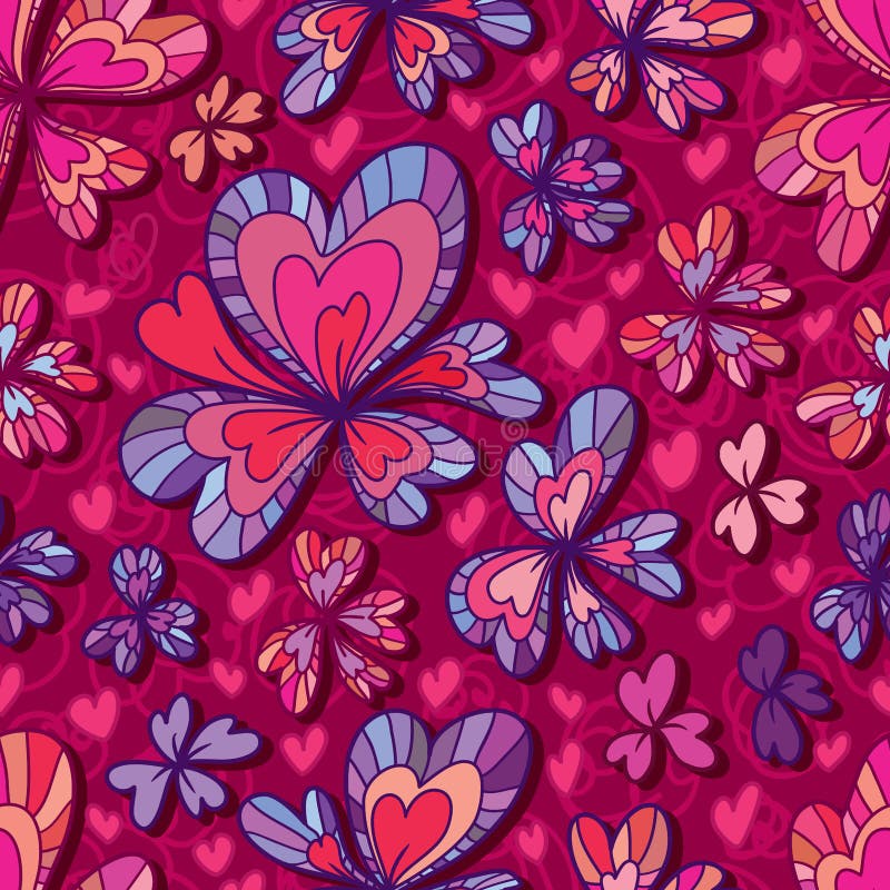 This illustration drawing is style love flower loves decor seamless pattern red purple color colors background graphic texture textile texture. This illustration drawing is style love flower loves decor seamless pattern red purple color colors background graphic texture textile texture.