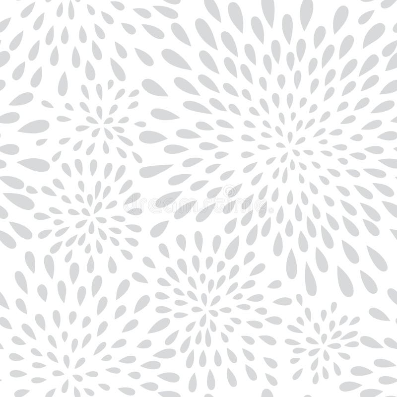 Modèle sans couture de feu d'artifice de point abstrait d'éclaboussure Peta floral de remous illustration stock Modèle sans couture de feu d'artifice de point abstrait d'éclaboussure Peta floral de remous illustration stock