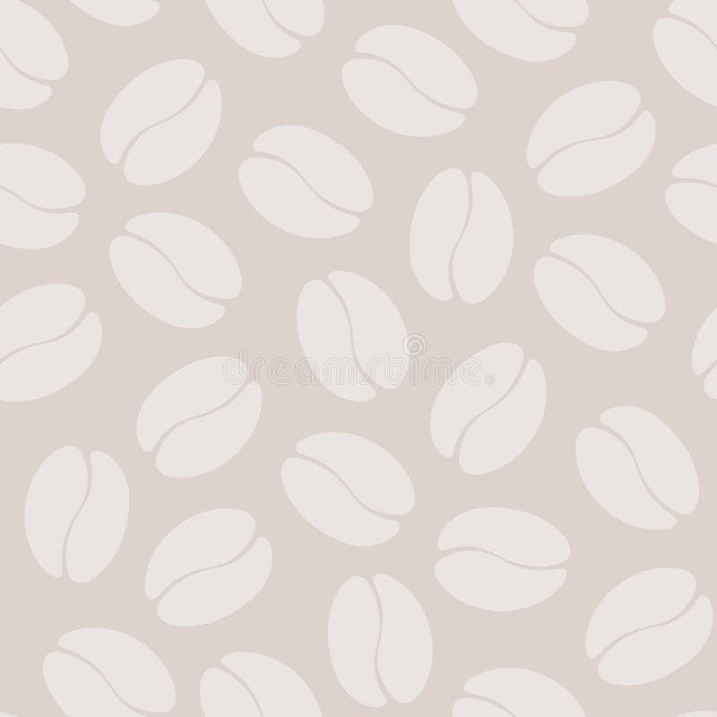 Modèle sans couture de grain de café illustration stock Modèle sans couture de grain de café illustration stock