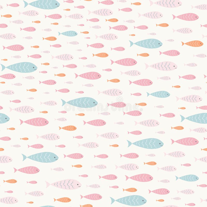Mod?le sans couture de natation tir? par la main doux de r?p?tition de poissons Id?al de conception de la vie d'oc?an de vecteur illustration de vecteur Mod?le sans couture de natation tir? par la main doux de r?p?tition de poissons Id?al de conception de la vie d'oc?an de vecteur illustration de vecteur