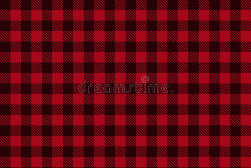 Modèle sans couture de plaid noir rouge de bûcheron illustration libre de droits Modèle sans couture de plaid noir rouge de bûcheron illustration libre de droits