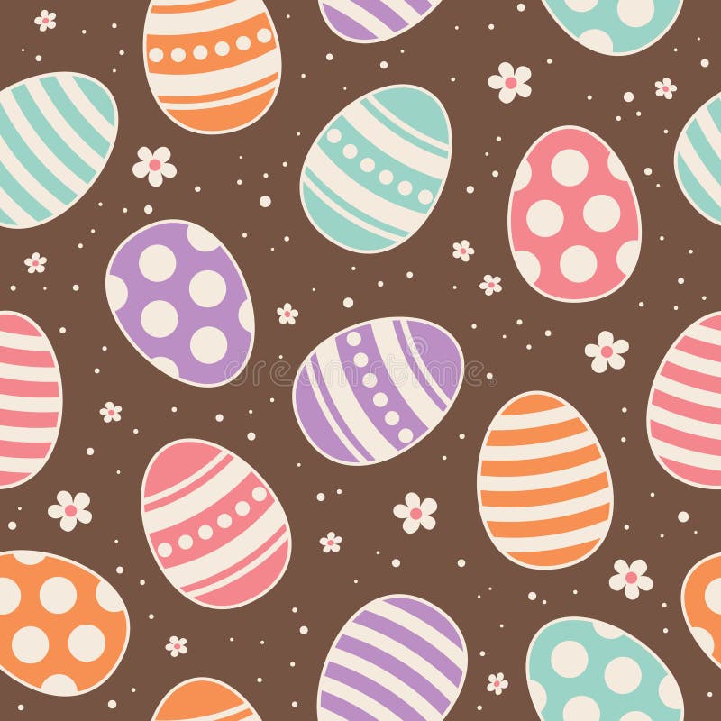 Modèle sans couture de Pâques illustration stock Modèle sans couture de Pâques illustration stock