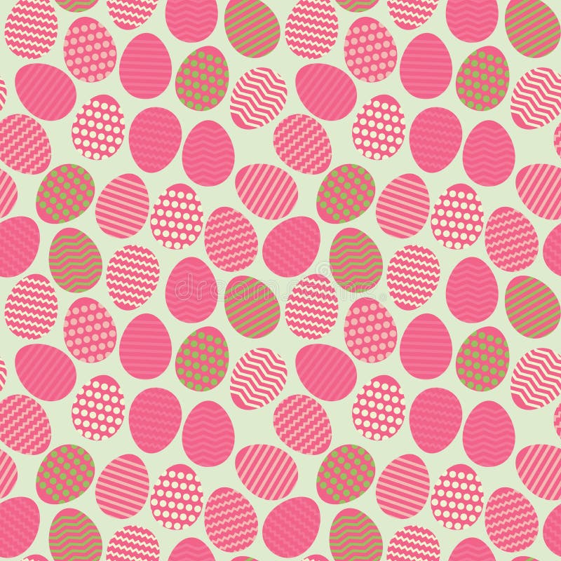 Modèle sans couture de rose de ressort d'oeuf de pâques illustration libre de droits Modèle sans couture de rose de ressort d'oeuf de pâques illustration libre de droits