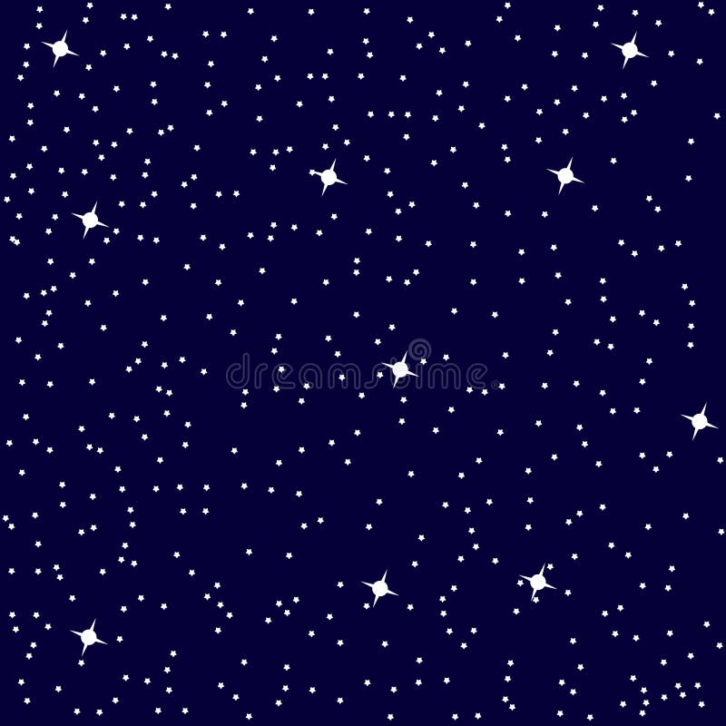 Modèle sans couture de vecteur de fond de ciel d'étoile illustration libre de droits Modèle sans couture de vecteur de fond de ciel d'étoile illustration libre de droits