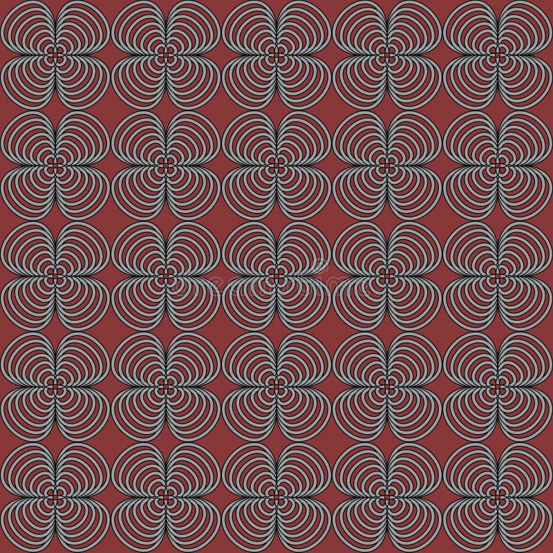 Modèle sans couture de vecteur des pétales abstraits illustration de vecteur Modèle sans couture de vecteur des pétales abstraits illustration de vecteur