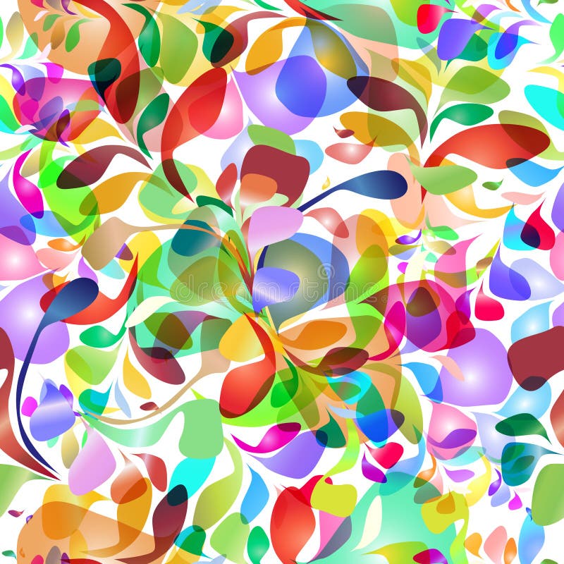 Seamless pattern of colorful brush strokes. Seamless pattern of colorful brush strokes.