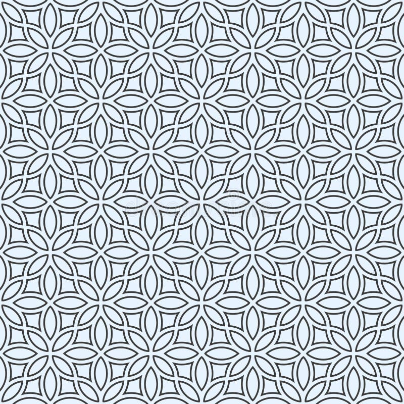 Modèle sans couture floral abstrait sensible illustration stock