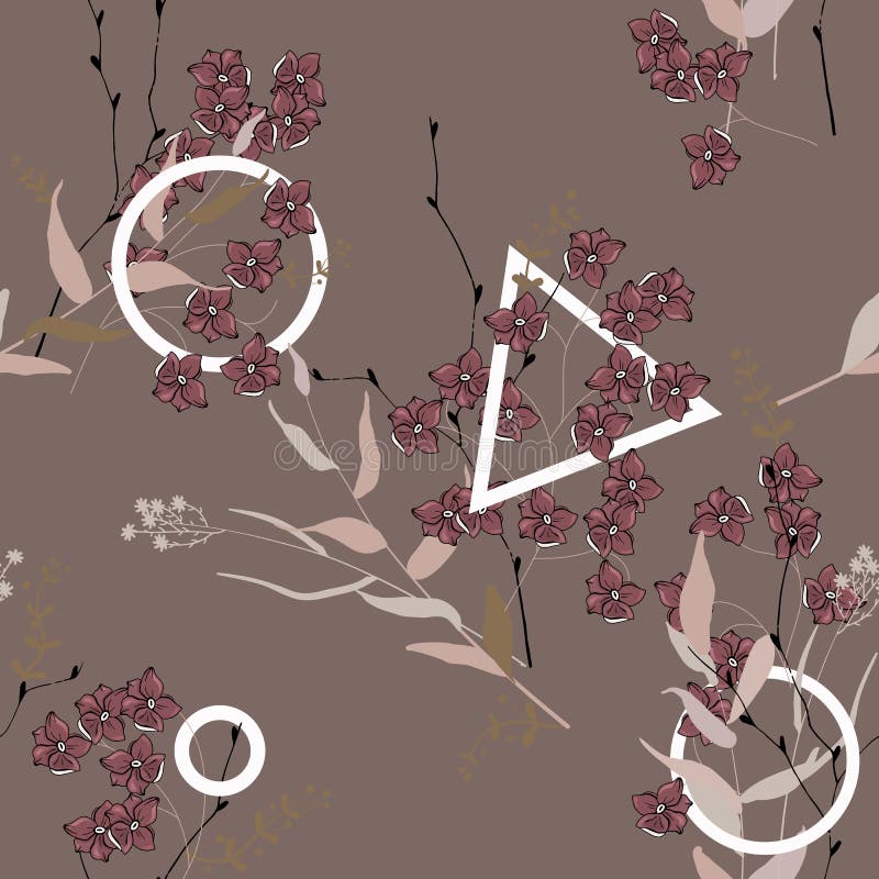 Modèle sans couture floral de fleur Fond de cru wallpaper Fleurs d'isolement réalistes de floraison Tiré par la main Vecteur illustration stock Modèle sans couture floral de fleur Fond de cru wallpaper Fleurs d'isolement réalistes de floraison Tiré par la main Vecteur illustration stock