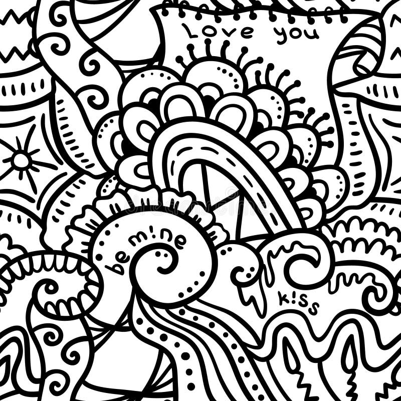 Modèle sans couture fou illustration de vecteur Modèle sans couture fou illustration de vecteur