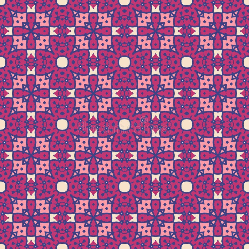 Modèle sans couture marocain - Prédominance de pourpre illustration libre de droits Modèle sans couture marocain - Prédominance de pourpre illustration libre de droits