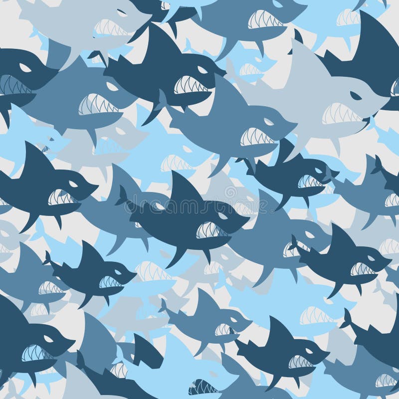 Modèle sans couture militaire de requin Fond d'armée des poissons Soldie illustration de vecteur Modèle sans couture militaire de requin Fond d'armée des poissons Soldie illustration de vecteur