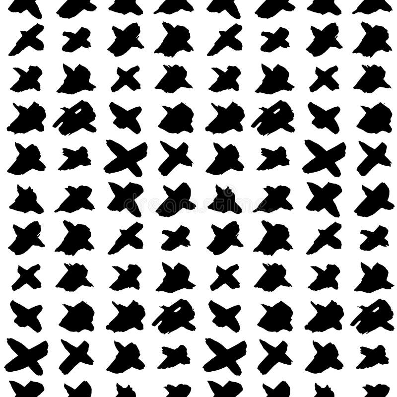 Modèle sans couture tiré par la main croisé illustration stock Modèle sans couture tiré par la main croisé illustration stock