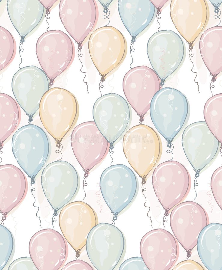 Modèle tiré par la main de vecteur de ballons Seul arbre congelé Conception de style d'aquarelle Ballons de vol Boule rose, bleue illustration de vecteur Modèle tiré par la main de vecteur de ballons Seul arbre congelé Conception de style d'aquarelle Ballons de vol Boule rose, bleue illustration de vecteur